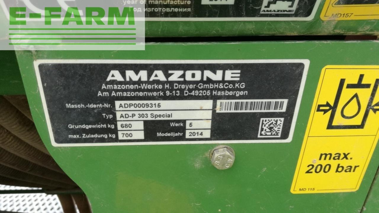 Semeadora combinada Amazone ad-p 303: foto 7
