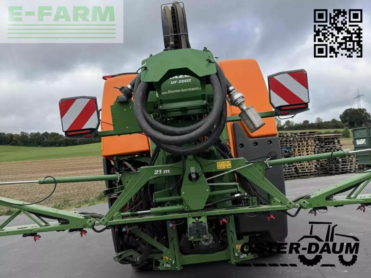 Amazone uf 2002 & ft 1001 - Pulverizador de arrastar: foto 5 Amazone uf 2002 & ft 1001 - Pulverizador de arrastar: foto 5