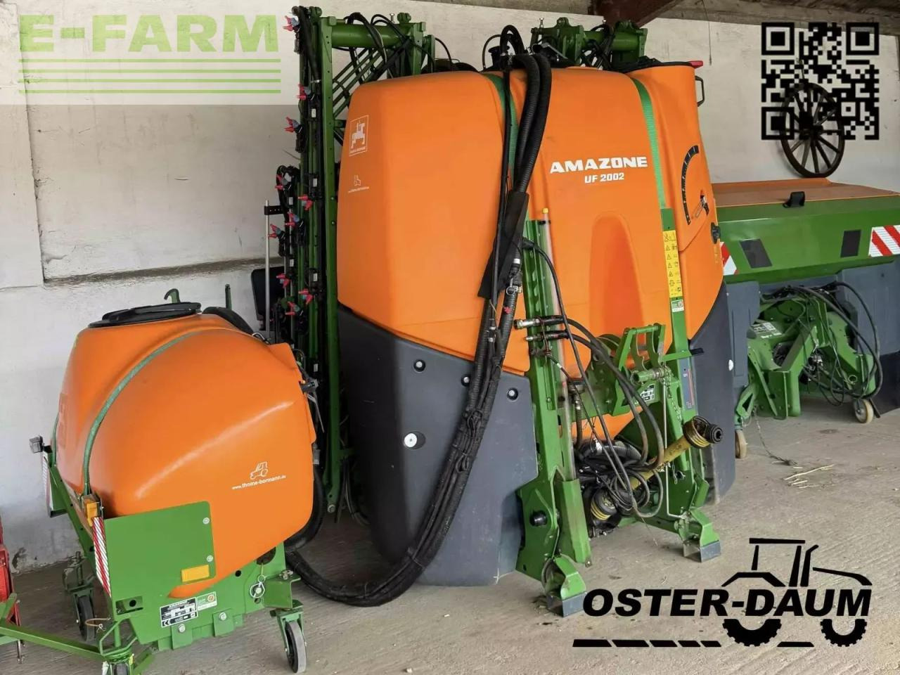 Amazone uf 2002 & ft 1001 - Pulverizador de arrastar: foto 1 Amazone uf 2002 & ft 1001 - Pulverizador de arrastar: foto 1