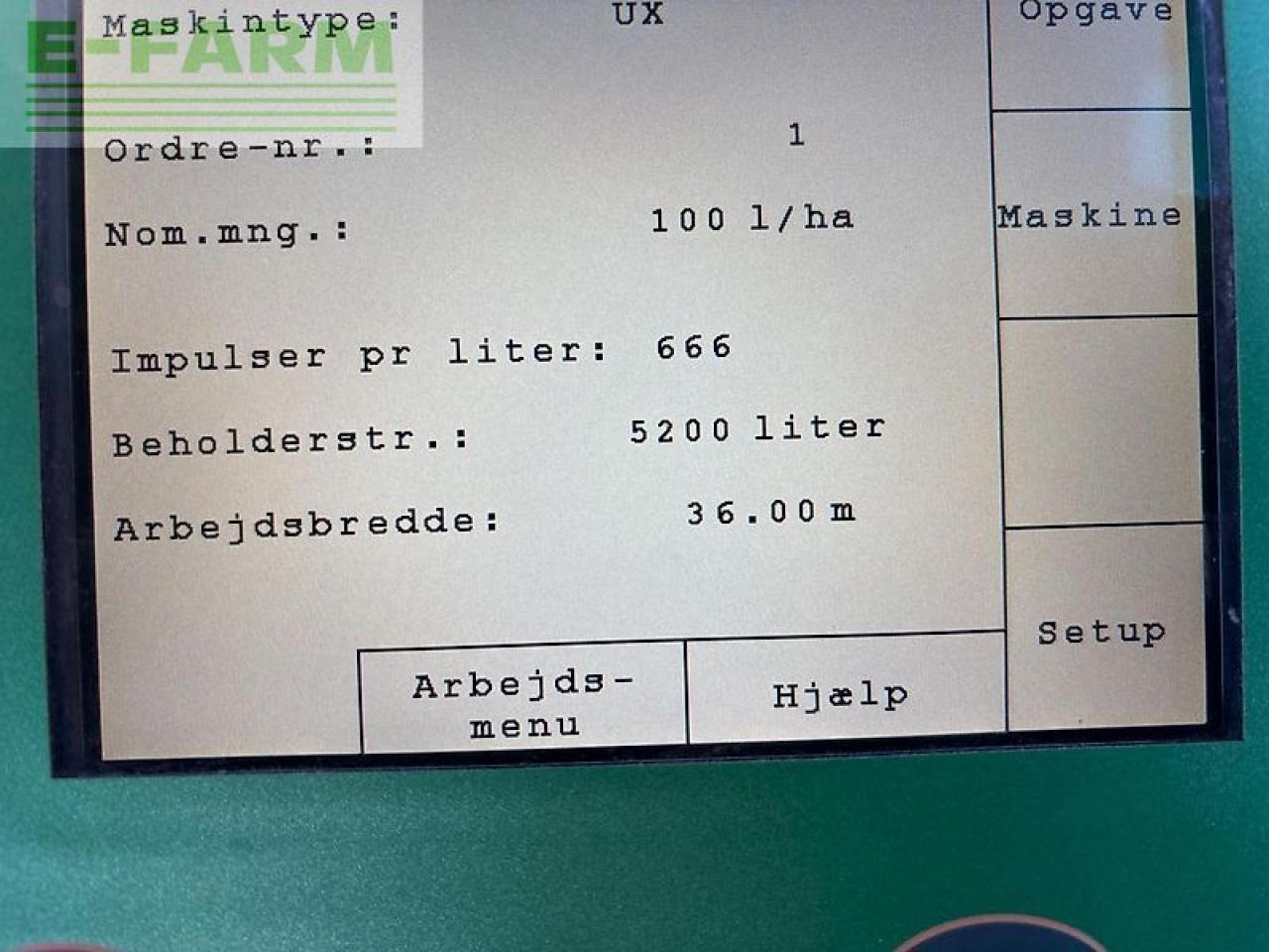 Amazone ux6200 - Pulverizador de arrastar: foto 4 Amazone ux6200 - Pulverizador de arrastar: foto 4