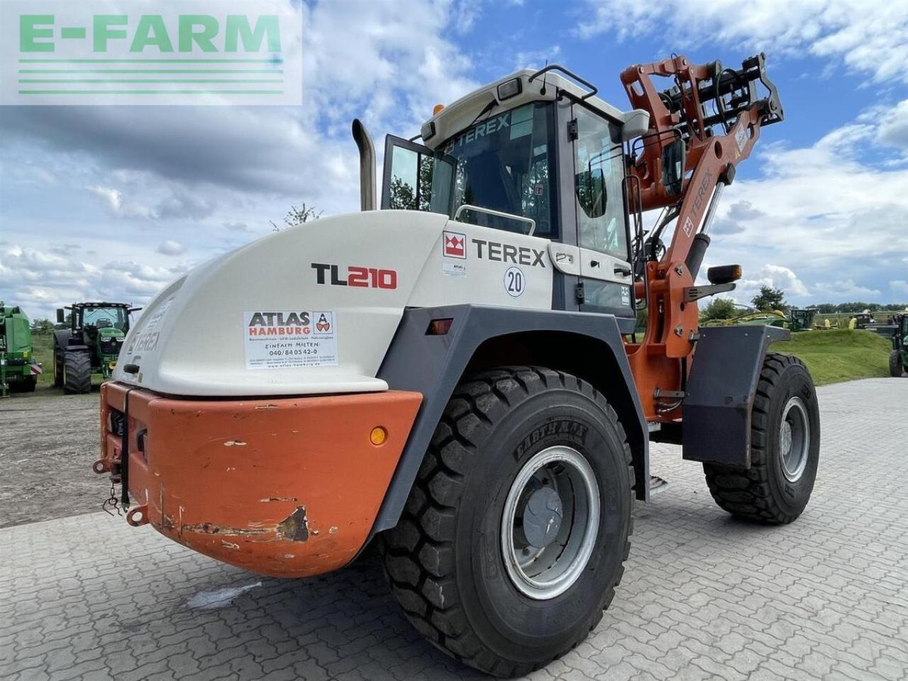 Mini escavadeira Atlas terex tl210: foto 8