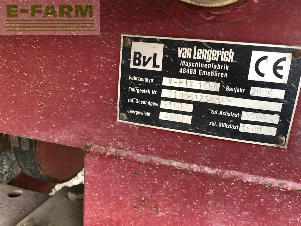 Equipamento de gado BVL - van Lengerich bvl v-mix fill plus 10 ls: foto 13