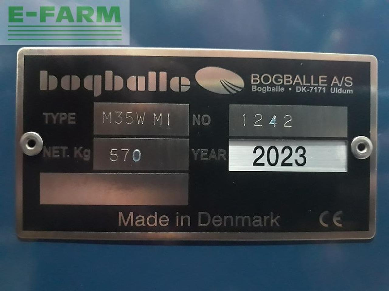 Distribuidor de fertilizantes Bogballe m35w: foto 23 Distribuidor de fertilizantes Bogballe m35w: foto 23