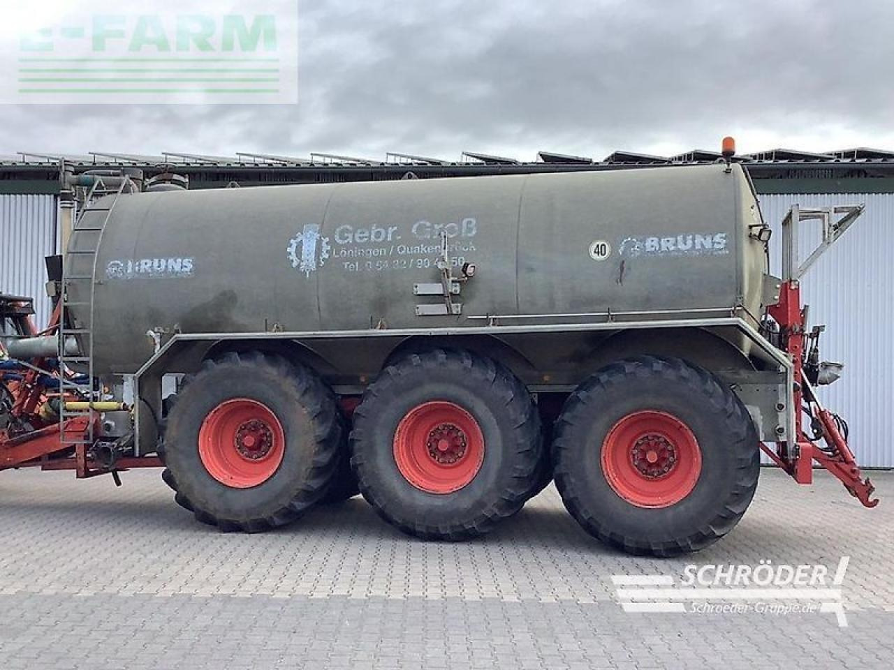 Bruns 26000 l - Equipamento de fertilização: foto 2 Bruns 26000 l - Equipamento de fertilização: foto 2