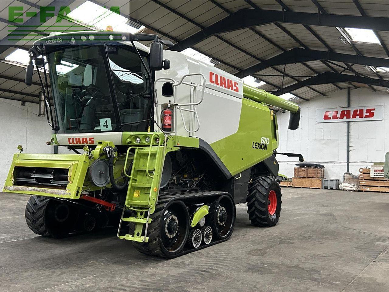CLAAS USED 2016 LEXION 670TT C/W V770 VARIO CUTTERBAR (52804100) - Ceifeira debulhadora: foto 2 CLAAS USED 2016 LEXION 670TT C/W V770 VARIO CUTTERBAR (52804100) - Ceifeira debulhadora: foto 2