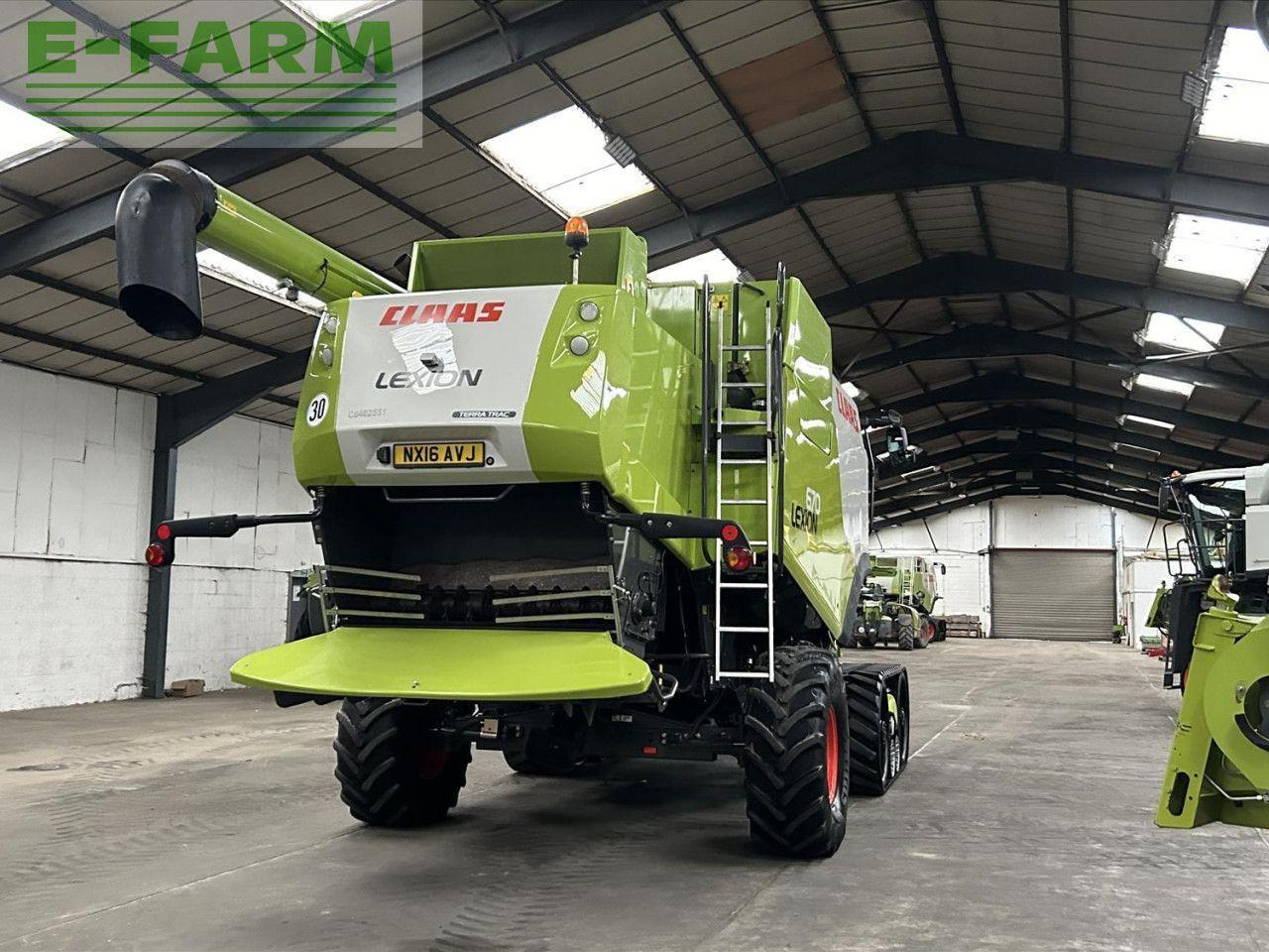 CLAAS USED 2016 LEXION 670TT C/W V770 VARIO CUTTERBAR (52804100) - Ceifeira debulhadora: foto 5 CLAAS USED 2016 LEXION 670TT C/W V770 VARIO CUTTERBAR (52804100) - Ceifeira debulhadora: foto 5