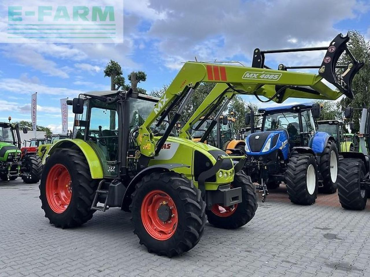 CLAAS celtis 446 plus rx + mailleux mx40-85 - Trator: foto 4 CLAAS celtis 446 plus rx + mailleux mx40-85 - Trator: foto 4