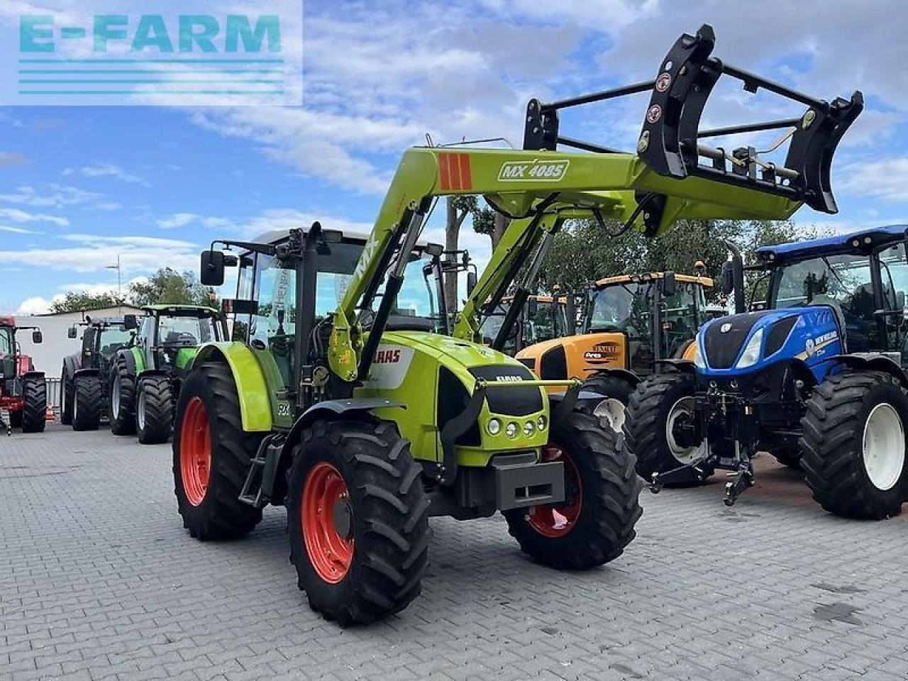 CLAAS celtis 446 plus rx + mailleux mx40-85 - Trator: foto 3 CLAAS celtis 446 plus rx + mailleux mx40-85 - Trator: foto 3