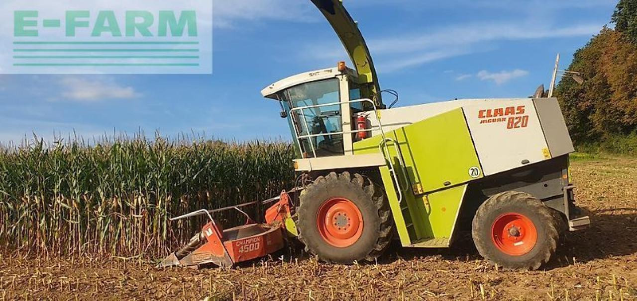 CLAAS jaguar 820 - Picadora de forragem automotriz: foto 1 CLAAS jaguar 820 - Picadora de forragem automotriz: foto 1