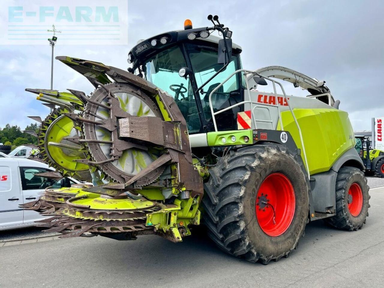 CLAAS jaguar 940 (494), orbis 600 ac ts pro, pick up 3 - Picadora de forragem automotriz: foto 1 CLAAS jaguar 940 (494), orbis 600 ac ts pro, pick up 3 - Picadora de forragem automotriz: foto 1