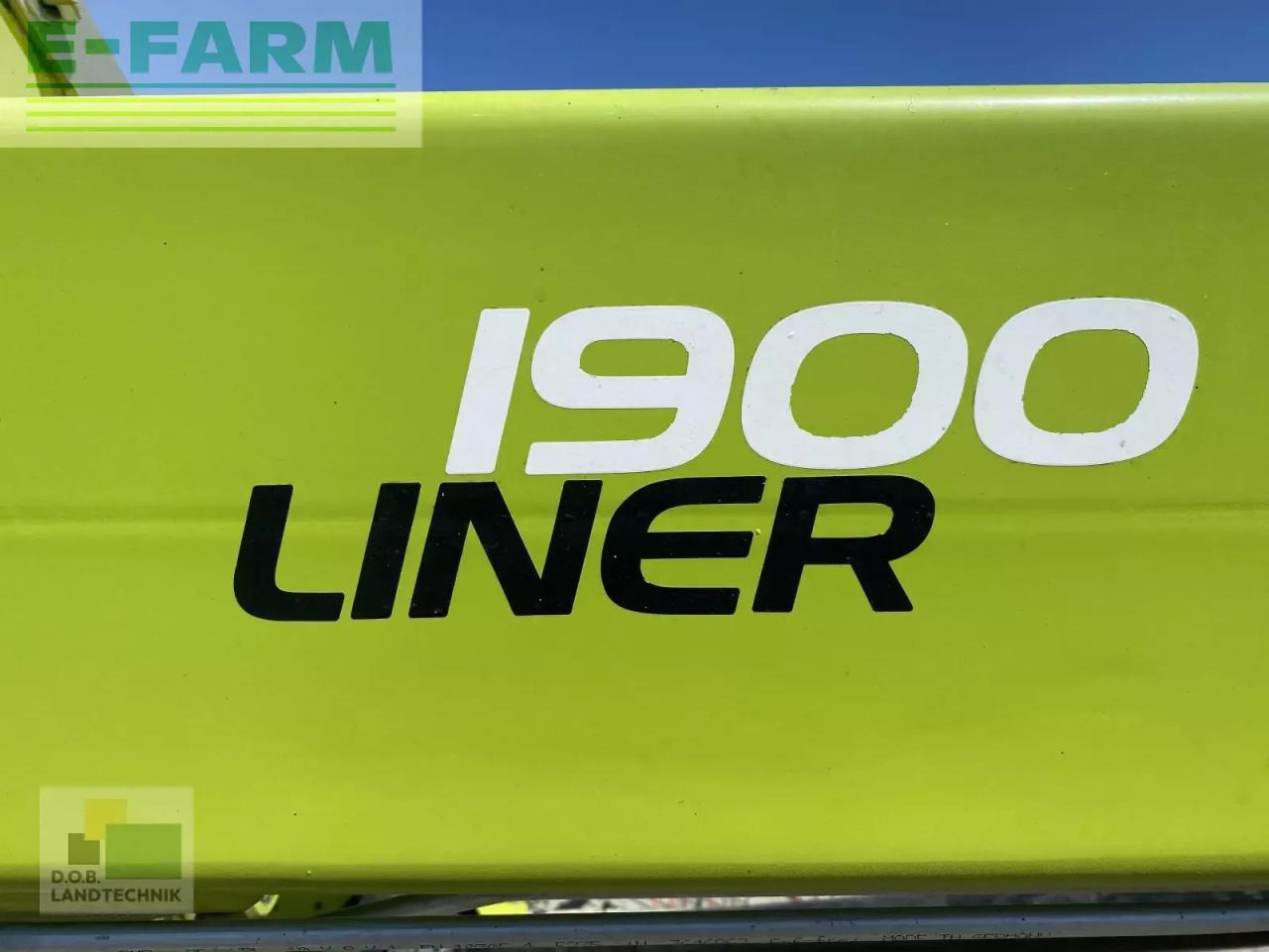 CLAAS liner 1900 - Ancinho enleirador: foto 2 CLAAS liner 1900 - Ancinho enleirador: foto 2