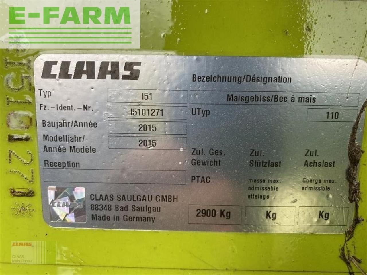 Acessórios para Colhedora de forragem CLAAS orbis 600 sd 3t: foto 6