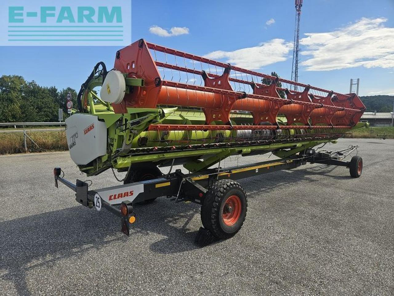CLAAS vario 770 + rapstrenner + transportwagen - Plataforma para colheitadeira: foto 5 CLAAS vario 770 + rapstrenner + transportwagen - Plataforma para colheitadeira: foto 5