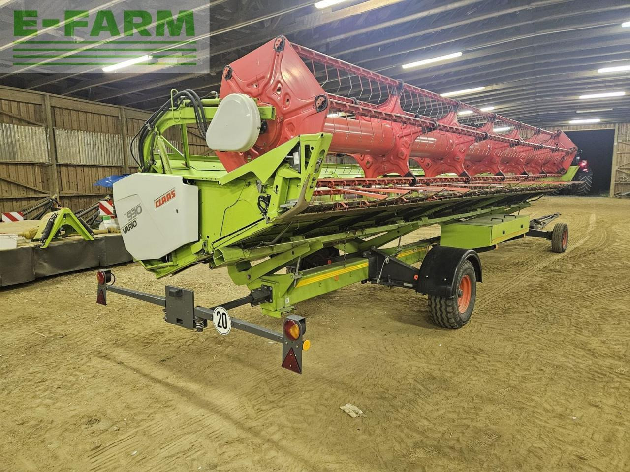 CLAAS vario 930 + 2 rapstrenner + transportwagen - Plataforma para colheitadeira: foto 3 CLAAS vario 930 + 2 rapstrenner + transportwagen - Plataforma para colheitadeira: foto 3