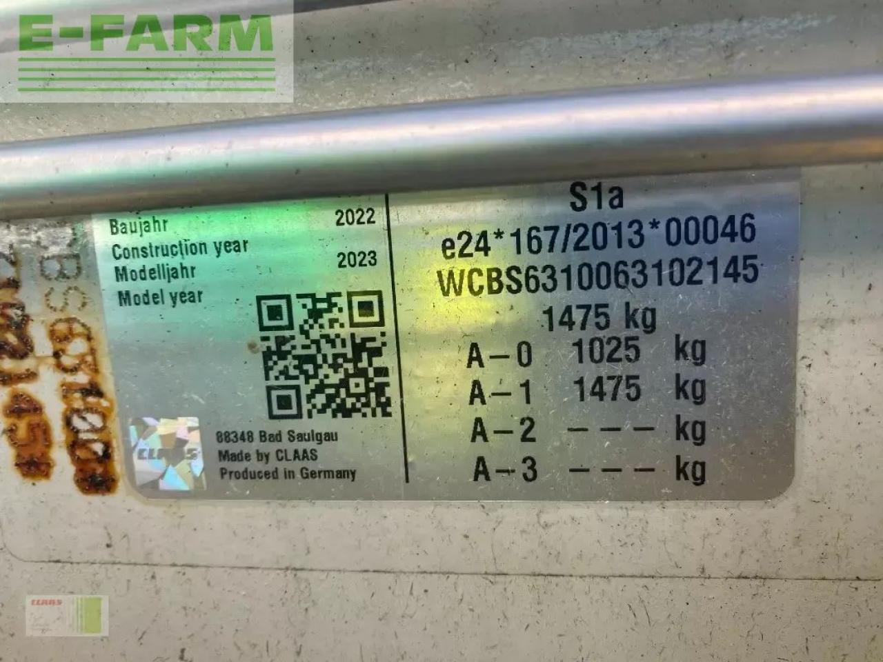 CLAAS volto 1300 t - Ancinho enleirador: foto 2 CLAAS volto 1300 t - Ancinho enleirador: foto 2