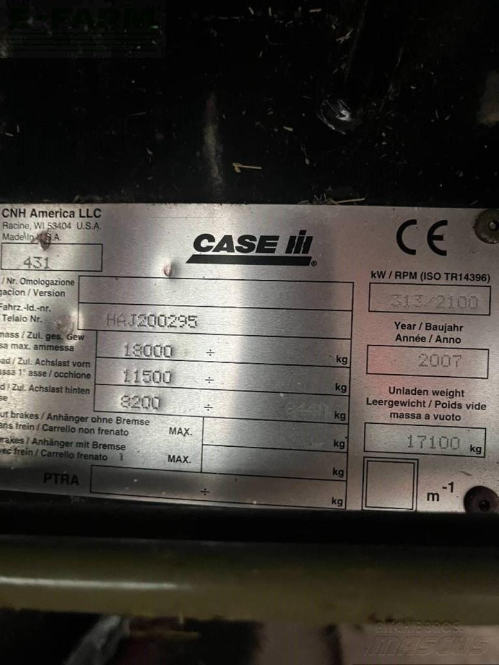 Ceifeira debulhadora Case-IH 8010: foto 20