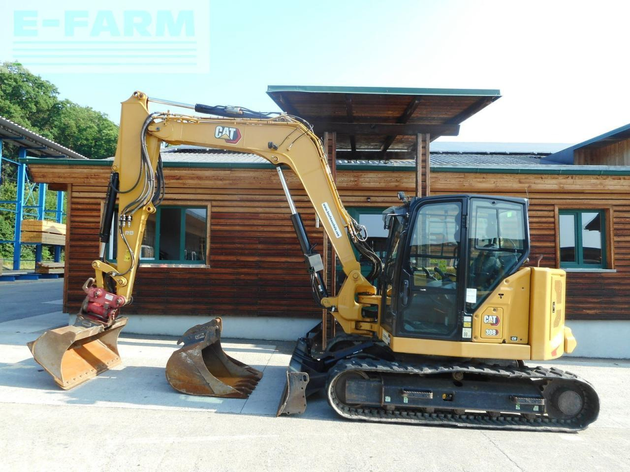 Caterpillar 308cr ( 9t ) powertilt + hydr. sw - Escavadora de rastos: foto 1 Caterpillar 308cr ( 9t ) powertilt + hydr. sw - Escavadora de rastos: foto 1