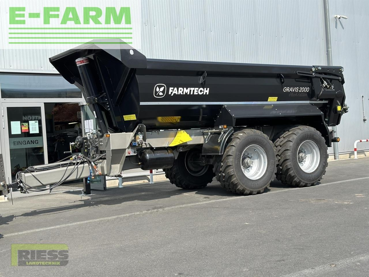 Farmtech gravis 2000 hardox black edition - Reboque basculante agrícola: foto 1 Farmtech gravis 2000 hardox black edition - Reboque basculante agrícola: foto 1