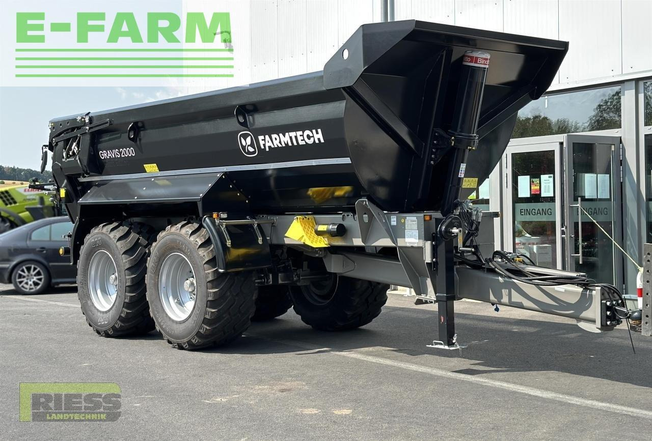 Farmtech gravis 2000 hardox black edition - Reboque basculante agrícola: foto 2 Farmtech gravis 2000 hardox black edition - Reboque basculante agrícola: foto 2