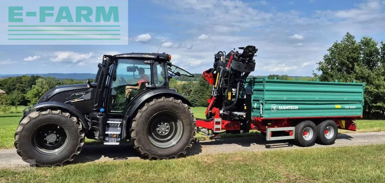Farmtech tdk 1500f + kran - Reboque basculante agrícola: foto 4 Farmtech tdk 1500f + kran - Reboque basculante agrícola: foto 4