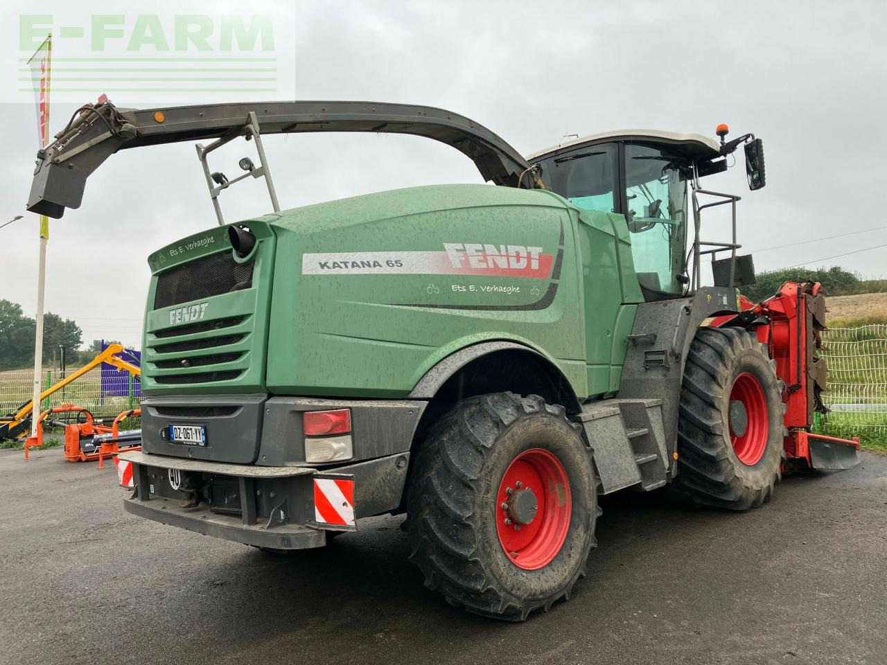 Picadora de forragem automotriz Fendt fendt katana 65+ kemper 375: foto 8