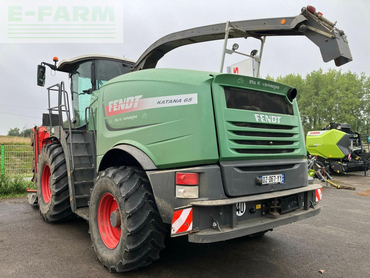 Picadora de forragem automotriz Fendt fendt katana 65+ kemper 375: foto 6