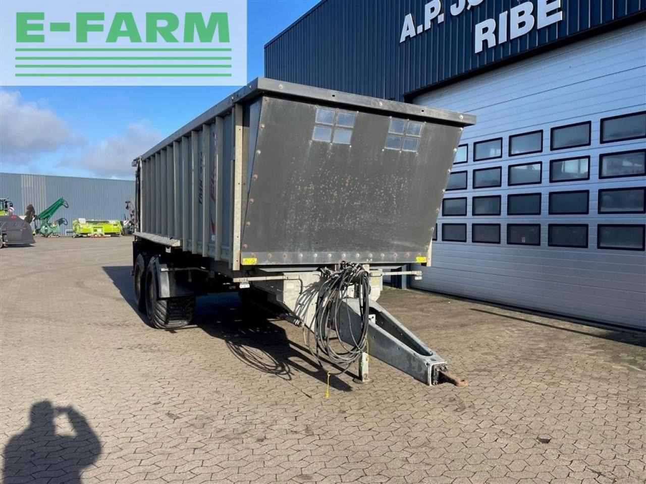 Reboque basculante agrícola Fliegl tmk 271 bull galvaniseret: foto 7