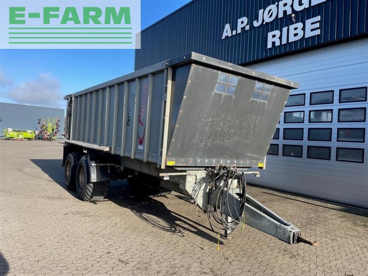 Reboque basculante agrícola Fliegl tmk 271 bull galvaniseret: foto 8