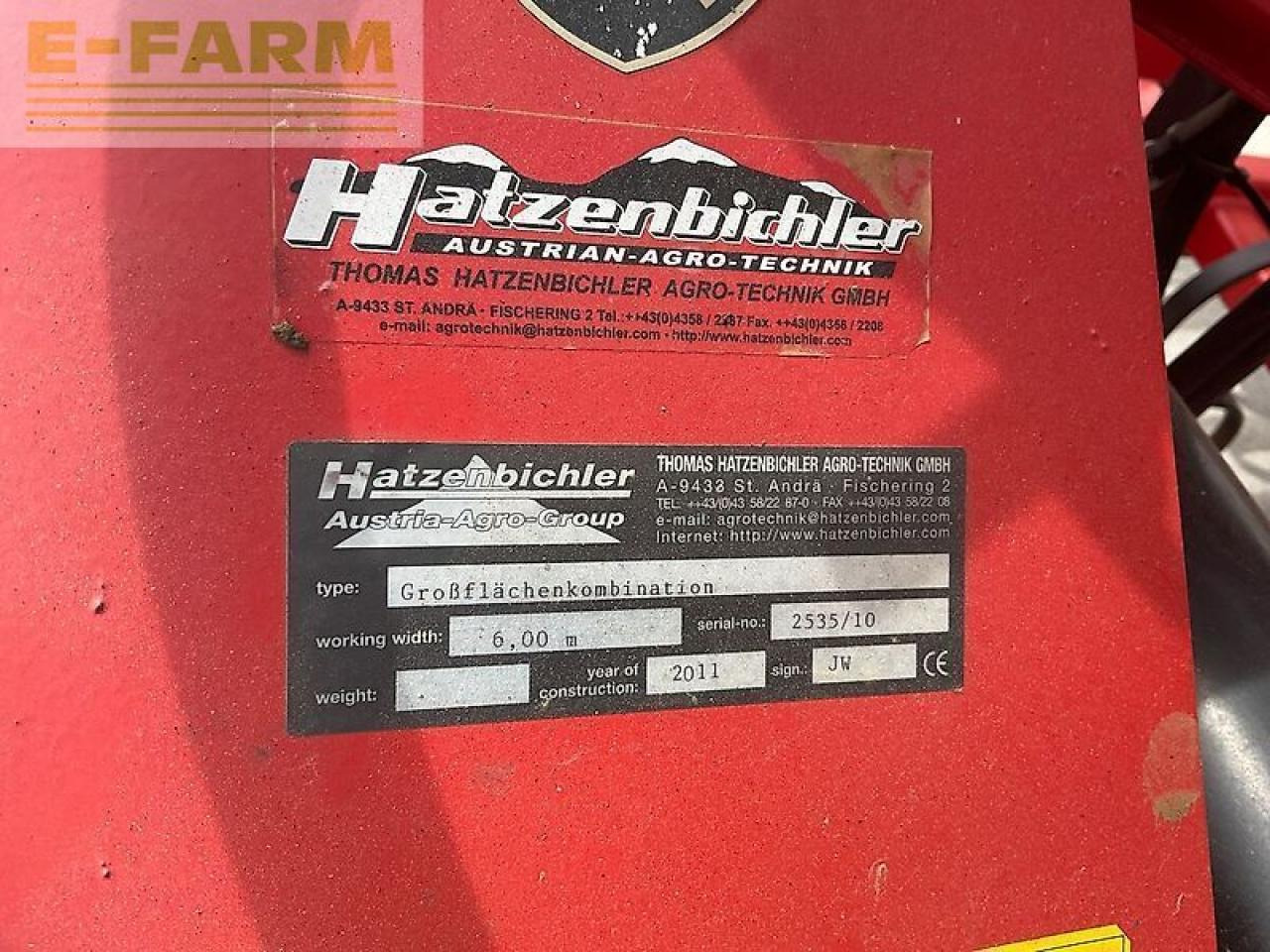 Semeadora combinada Hatzenbichler 6,0m garezinken: foto 11