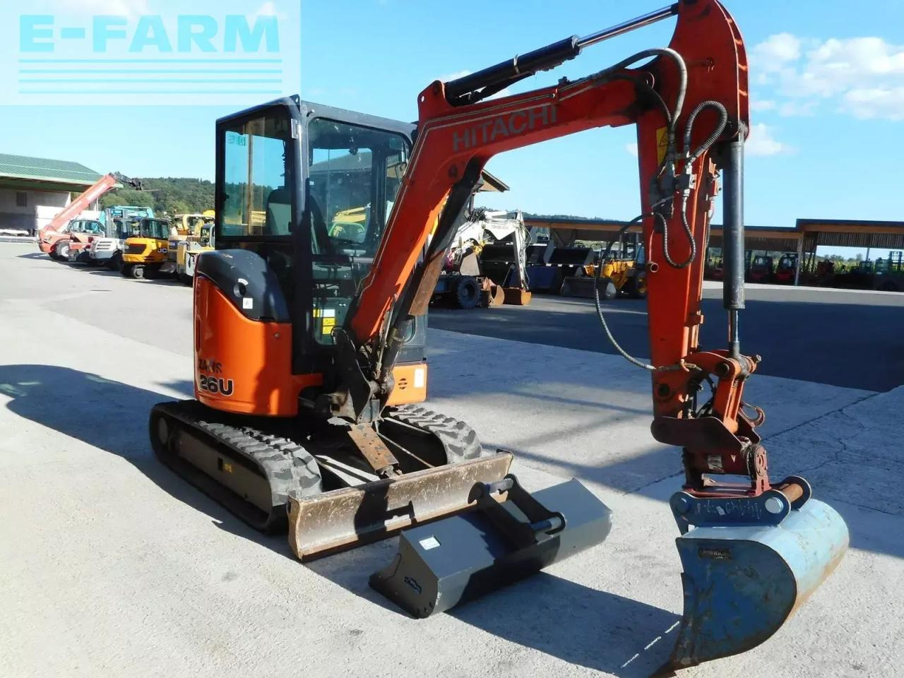 Hitachi zx26u-6 ( 2.740kg ) powertilt - Mini escavadeira: foto 4 Hitachi zx26u-6 ( 2.740kg ) powertilt - Mini escavadeira: foto 4