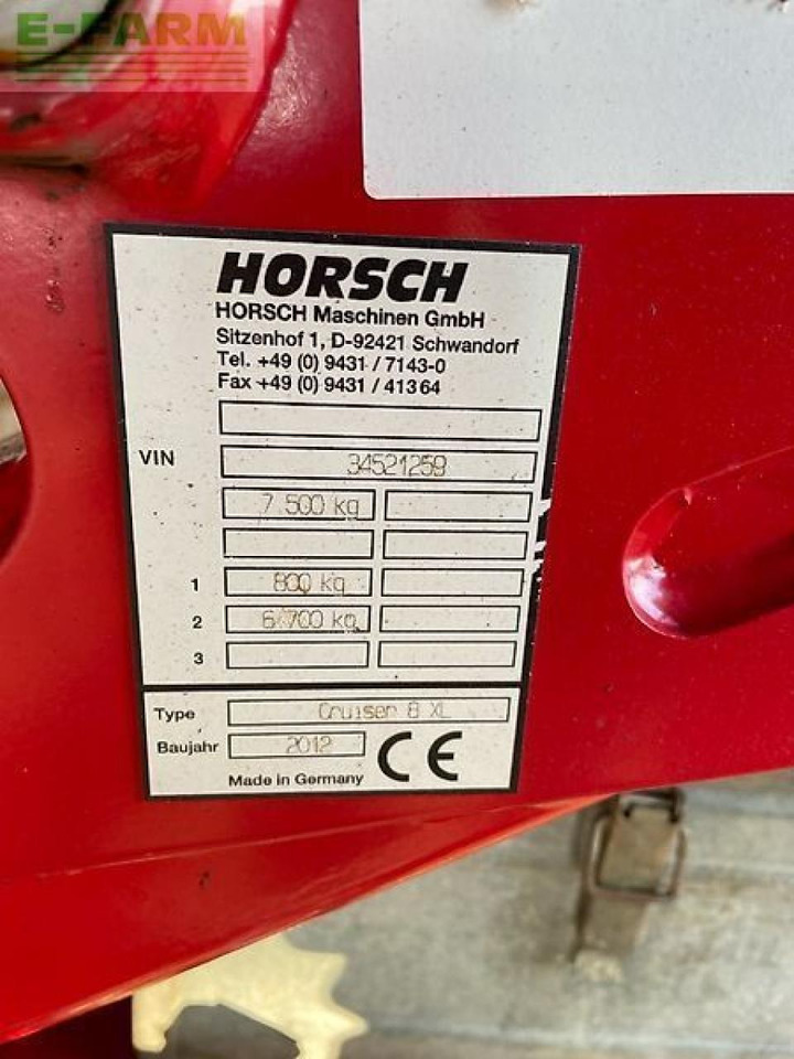 Horsch cruiser 8 xl - Cultivador: foto 4 Horsch cruiser 8 xl - Cultivador: foto 4