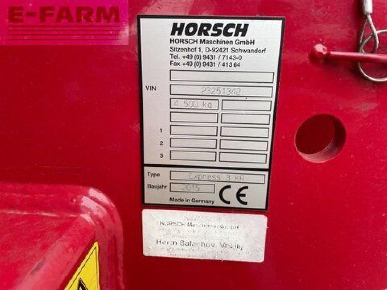 Semeadeira Horsch express 3 kr: foto 16