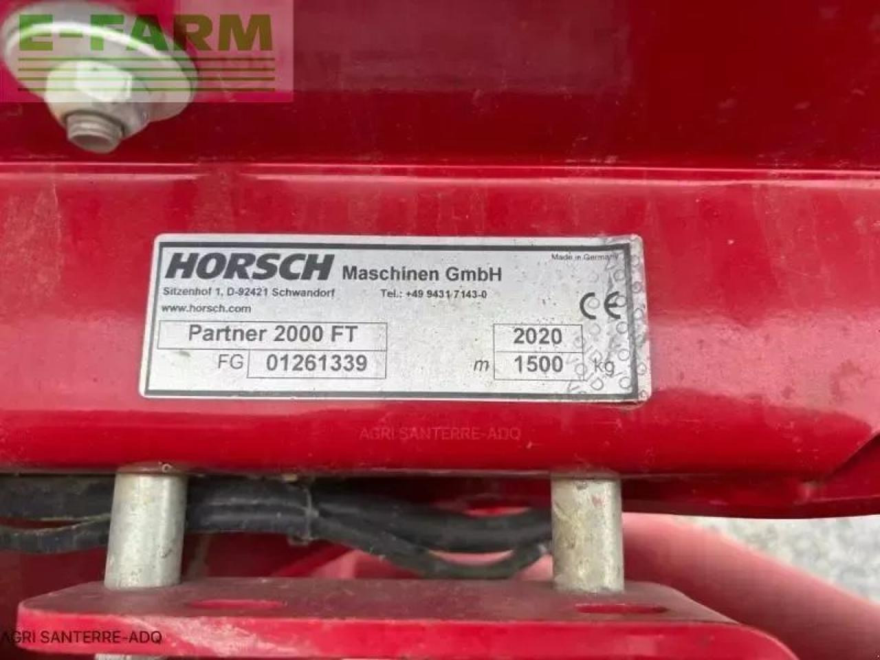 Horsch partner 2000 ft - Semeadora combinada: foto 5 Horsch partner 2000 ft - Semeadora combinada: foto 5