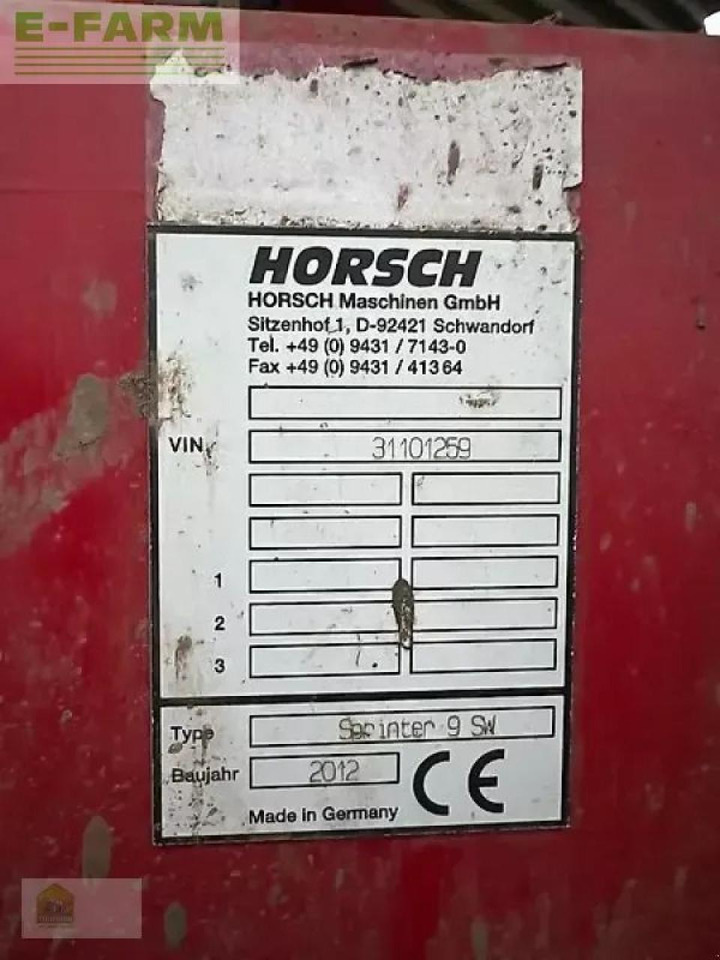 Horsch sprinter 9 sw - Semeadora combinada: foto 2 Horsch sprinter 9 sw - Semeadora combinada: foto 2
