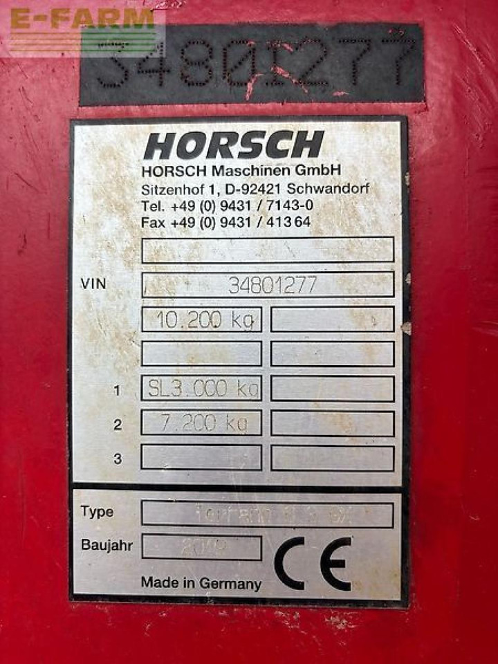 Horsch terrano 6.3 gx - Cultivador: foto 5 Horsch terrano 6.3 gx - Cultivador: foto 5