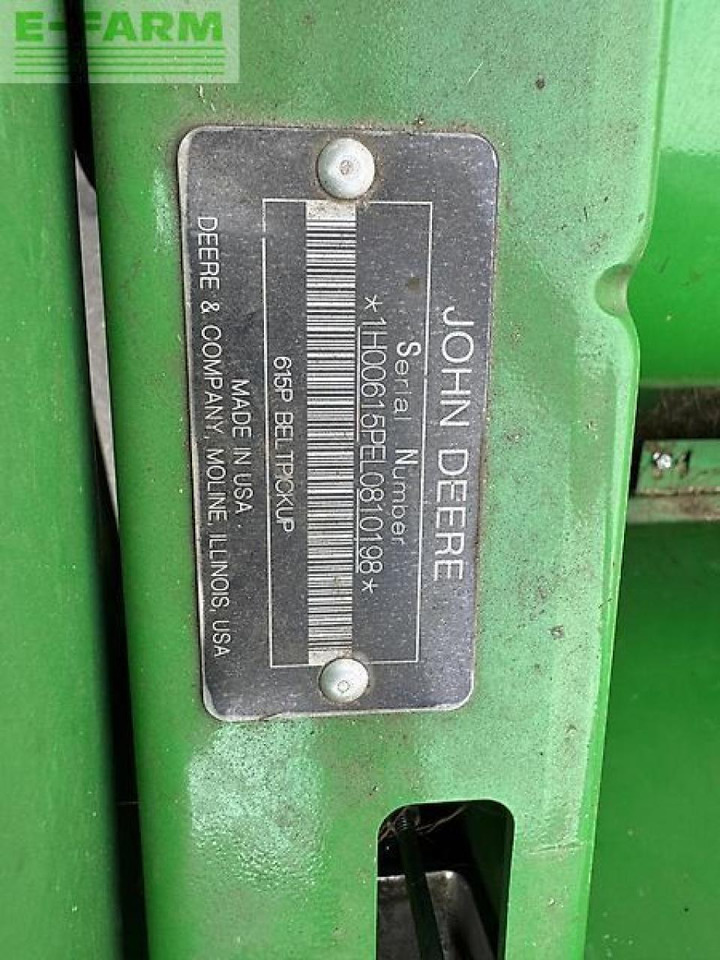 John Deere 615p bælte pickup - Acessórios para Colhedora de forragem: foto 5 John Deere 615p bælte pickup - Acessórios para Colhedora de forragem: foto 5