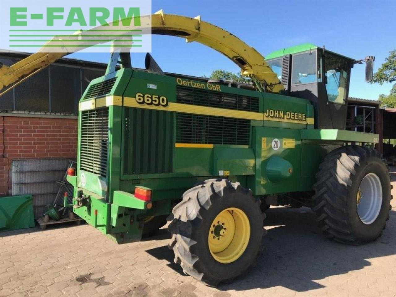 John Deere 6650 - Picadora de forragem automotriz: foto 2 John Deere 6650 - Picadora de forragem automotriz: foto 2
