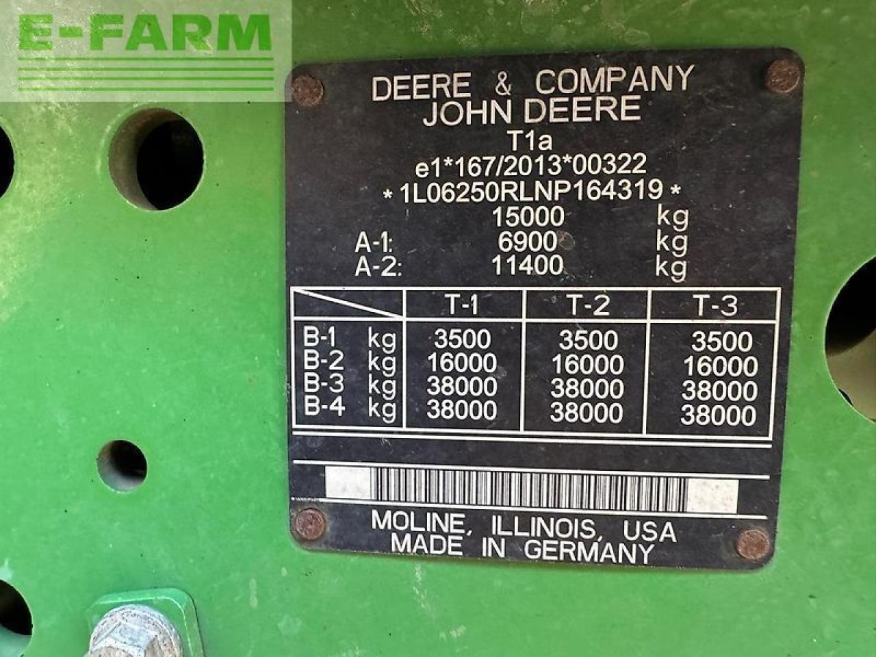 Trator John Deere 6r 250: foto 7
