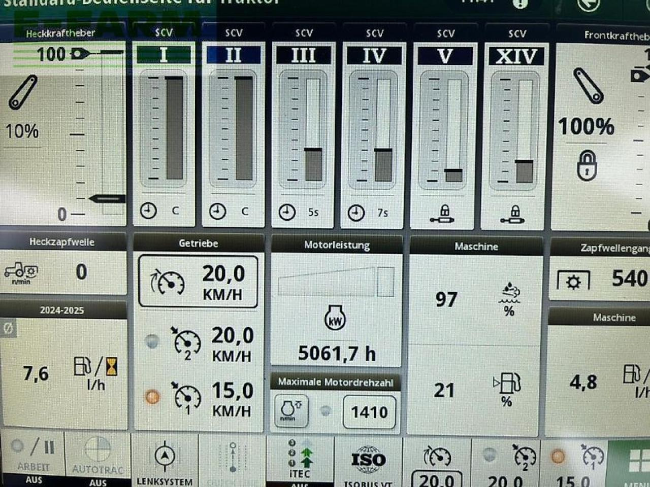 Trator John Deere 6r195: foto 15 Trator John Deere 6r195: foto 15