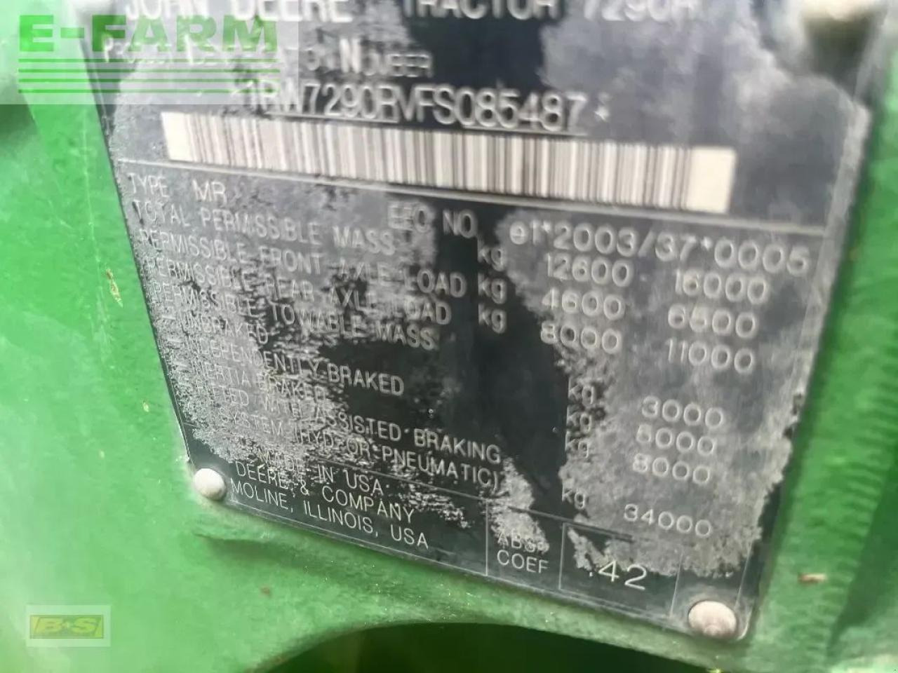 John Deere 7290r - Trator: foto 1 John Deere 7290r - Trator: foto 1