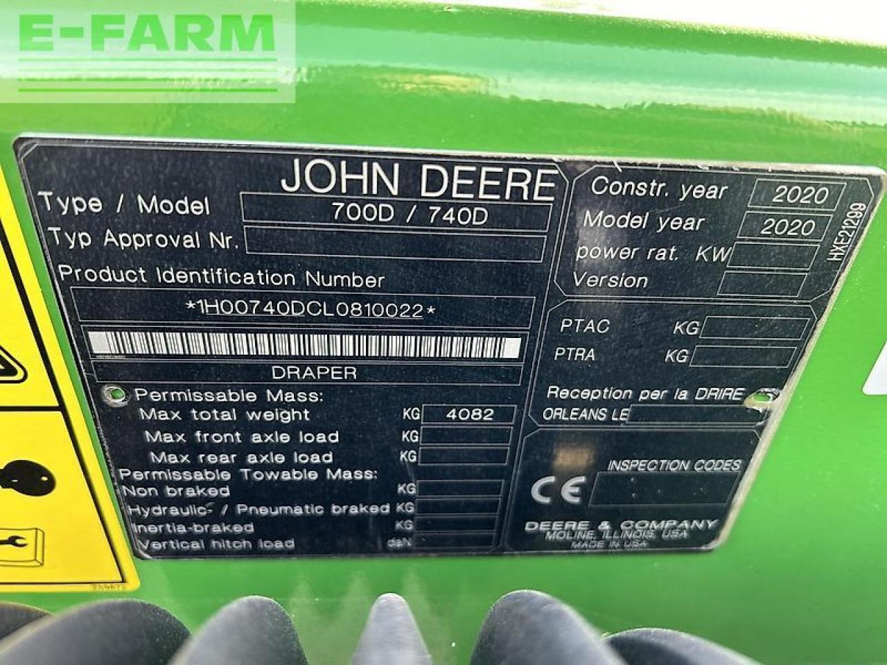 John Deere 740d - Acessórios para Colhedora de forragem: foto 4 John Deere 740d - Acessórios para Colhedora de forragem: foto 4