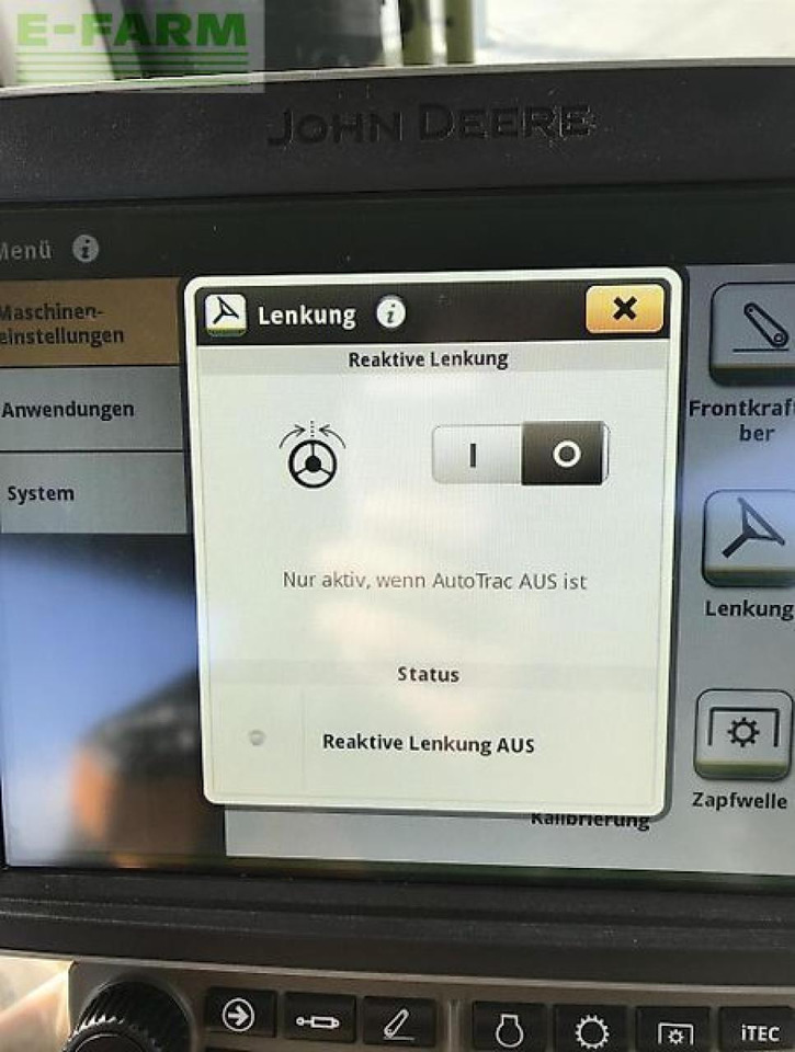 Trator John Deere 7r 350 reaktive lenkung!: foto 12