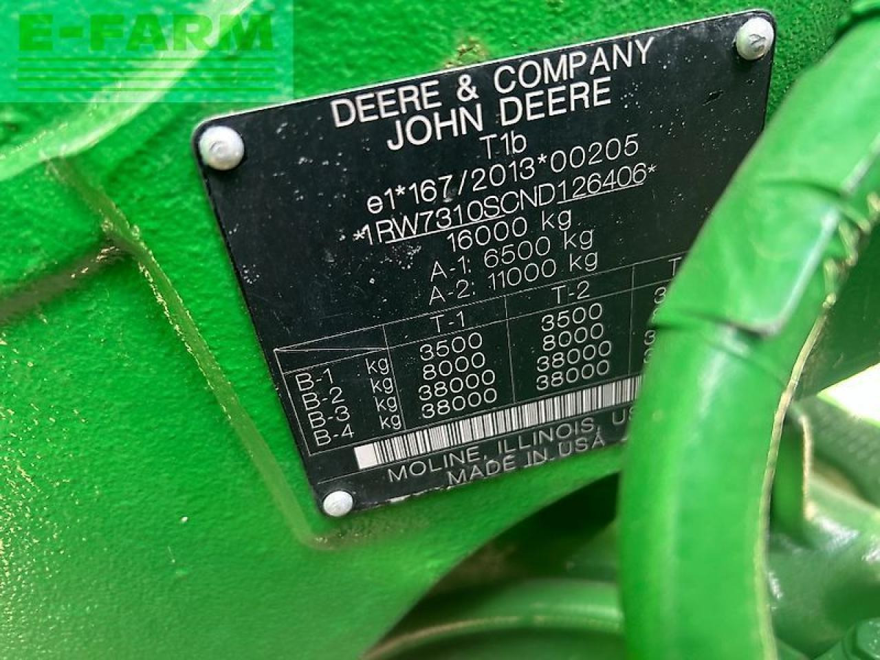 Trator John Deere 7r310: foto 11