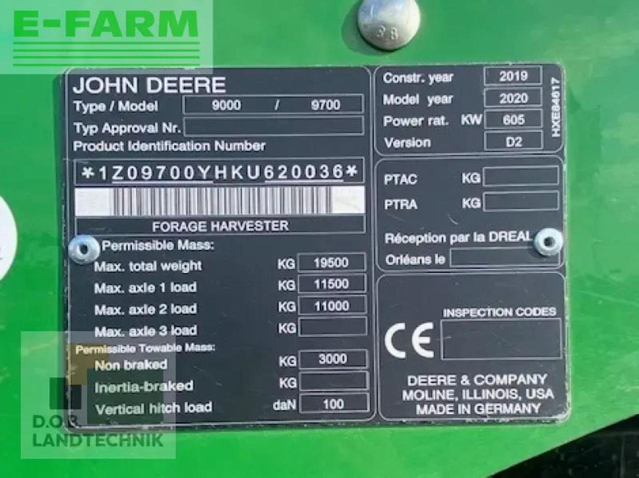 John Deere 9700i prodrive 40km/h - Picadora de forragem automotriz: foto 4 John Deere 9700i prodrive 40km/h - Picadora de forragem automotriz: foto 4