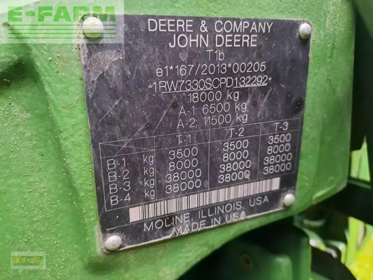 Trator John Deere traktor 7r330: foto 11