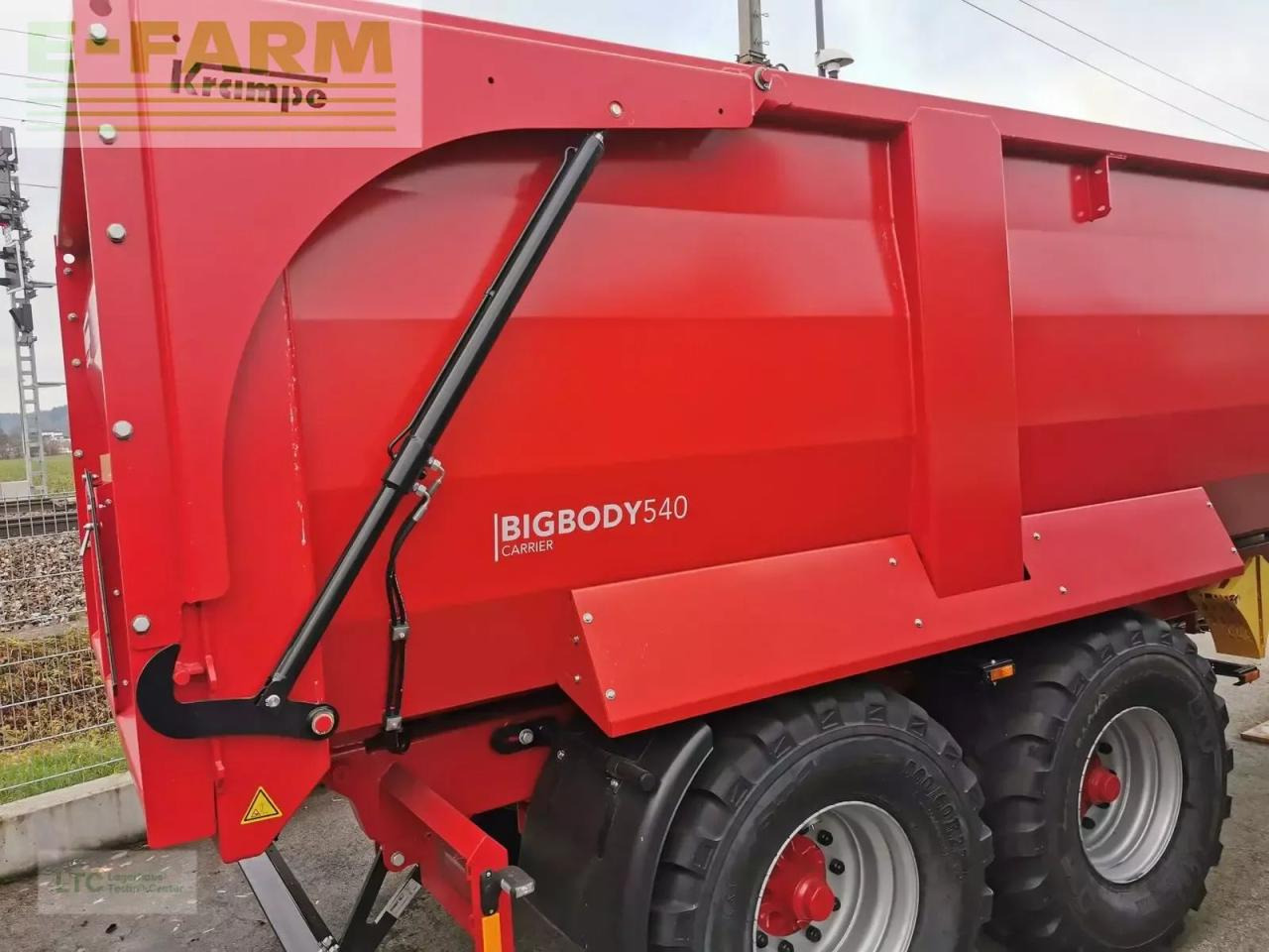 Krampe big body 540 - Reboque basculante agrícola: foto 3 Krampe big body 540 - Reboque basculante agrícola: foto 3