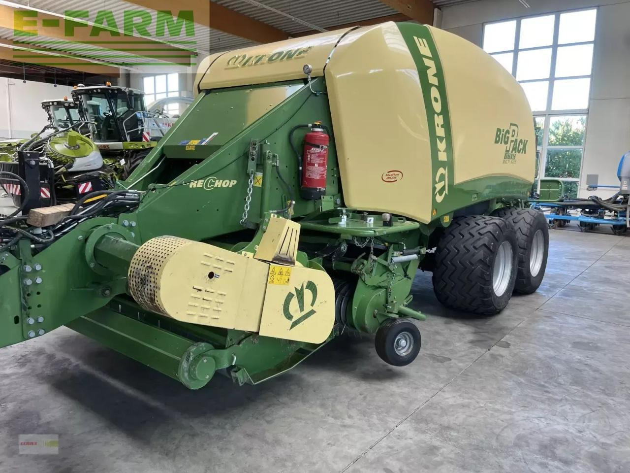 Krone big pack 1270 xc mit pre chop hächsler - Enfardadeira de fardos quadrados: foto 1 Krone big pack 1270 xc mit pre chop hächsler - Enfardadeira de fardos quadrados: foto 1