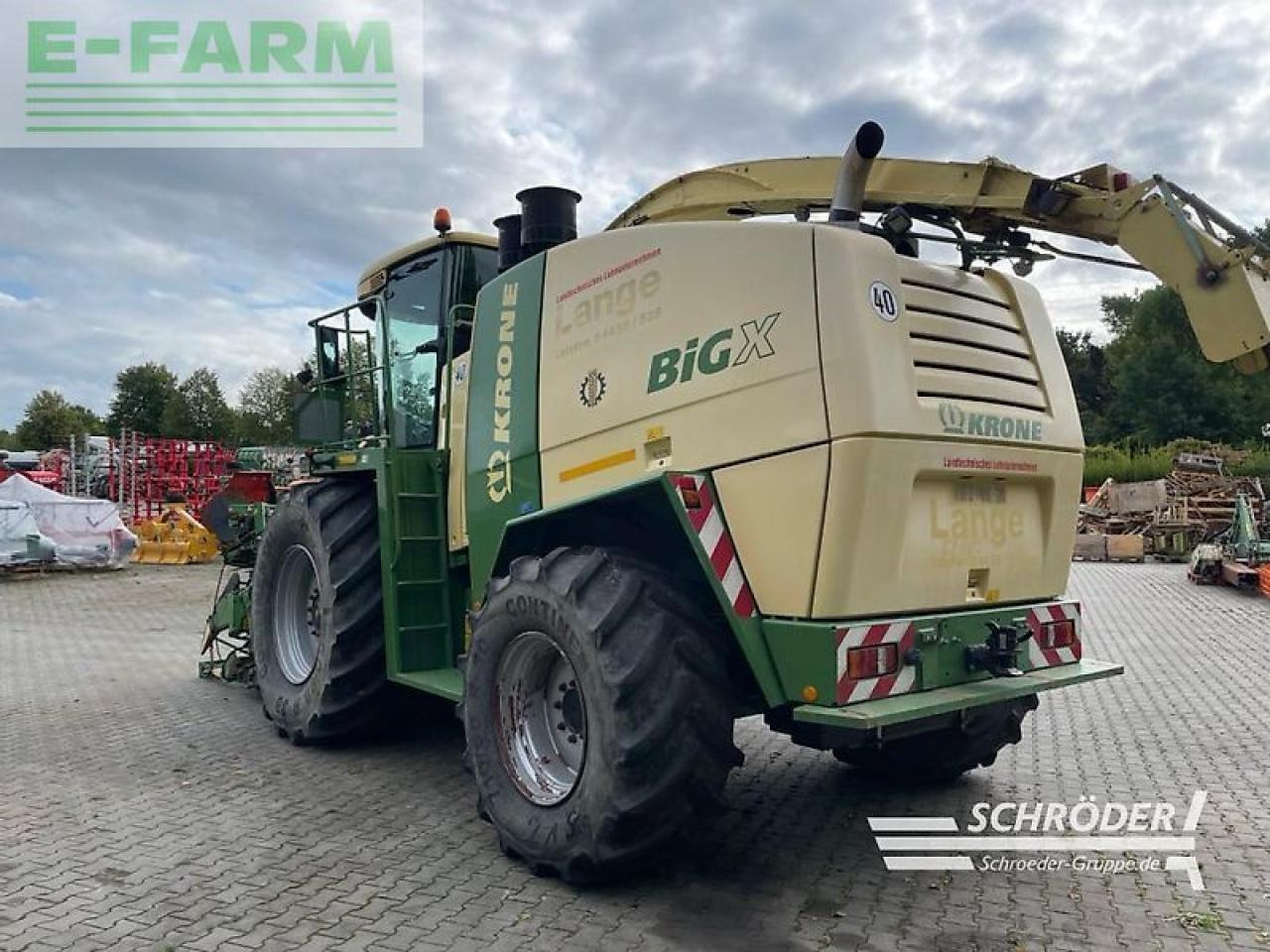 Krone big x 700 + easycollect 903 + easyflow - Picadora de forragem automotriz: foto 4 Krone big x 700 + easycollect 903 + easyflow - Picadora de forragem automotriz: foto 4
