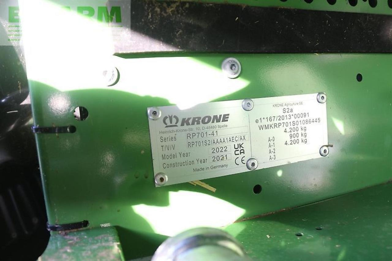 Enfardadeira de fardos quadrados Krone comprima v 180 xc: foto 12