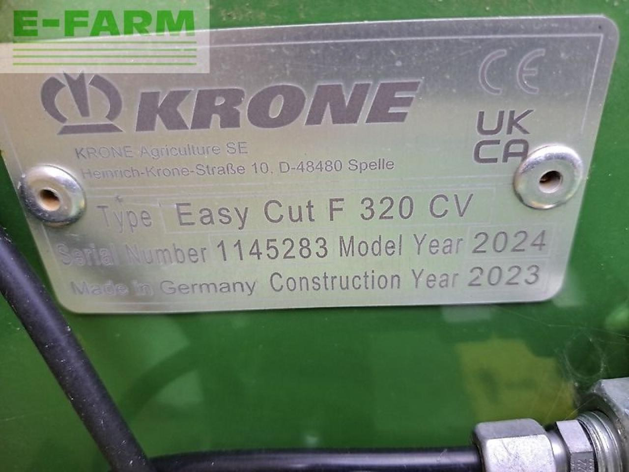 Krone easy cut f 320 cv - Gadanheira: foto 5 Krone easy cut f 320 cv - Gadanheira: foto 5